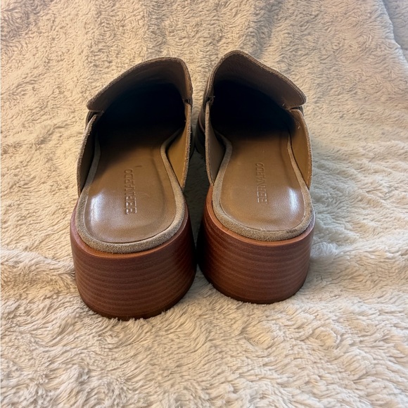 Bernardo Taupe Suede Penny Slip-On Mules main image 11